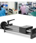 Heavy Duty Dual Axis Manual Linear Slider Stage Built Like A Tank With Rugged Aviation Grade Aluminum Chassis in precision work setup.