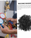 500 Piece Wave Washer Set for Screws and Bolts, Compression Type, Elastic and Resilient, Smooth Surface Reduces Friction, Ideal for Automotive and Home Projects, black washers