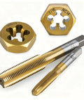 Ultimate 86 Piece Internal External Fastener Threading Tap Die Set With Wrenches And Gauges For Home Service Bolt Hole Renewing Screw Cutting And Rethreading Tools In Sturdy Alloy Steel Box Metric And Sae Sizes Included taps and dies, M16x1.5 and 7/16 NC14