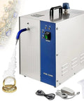 Supercharged Jewelry Steam Cleaner For Gold And Silver Rings Earrings Necklaces Glasses Watches Dentures with steam nozzle and tank.