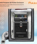 Pro Grade Ventilated Resin 3D Printer Enclosure For Odor Control Dustproof Shield And Noise Dampening, durable fabric.
