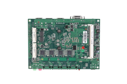Rock Solid Intel Core I3 5005U Mini Desktop PC With 8GB DDR3 RAM And 64GB SSD motherboard view showing circuit layout.