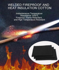 Heavy Duty Welding Blanket Fireproof Shield with flame and insulation cotton, featuring high-temperature resistance for safekeeping.