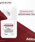 Heavy Hitter 7 Point 9 Percent Bifenthrin Insecticide Concentrate in 32oz bottle for indoor and outdoor pest control.