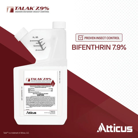 Heavy Hitter 7 Point 9 Percent Bifenthrin Insecticide Concentrate in 32oz bottle for indoor and outdoor pest control.