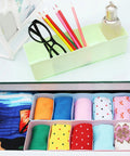 Stackable Plastic Drawer Organizers In Snazzy Pink For Crushing Closet Clutter And Laid Back Home Storage Setup holding colorful socks.