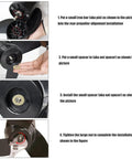 Outboard Propeller Replacement Kit With 2 Blade Thickened Plastic Prop For 12V And 24V Engines installation steps.
