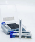 Transfer Screw Set With Solid Handle And Plastic Box, 25 Pieces Covering 1/4-20, 5/16-18, 3/8-16, And 7/16-14 Screws displayed