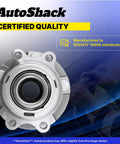Front Wheel Hub Assembly with 5 Lug Design for Nissan Rogue and Sentra, featuring a durable metallic finish and precision fit.