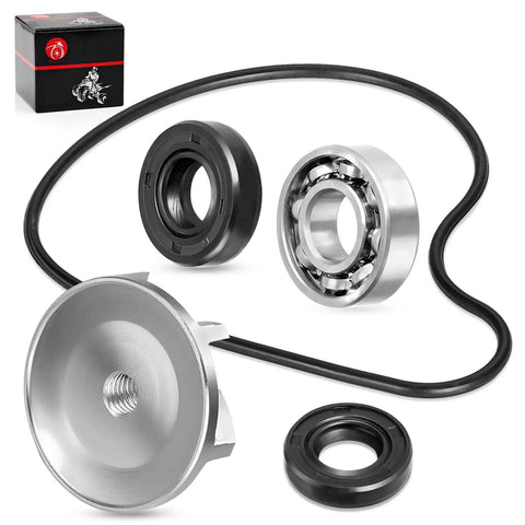Top Shelf Water Pump Rebuild Kit Including Fresh Impeller Oil Seal And Bearing For Wr250f Yz250f 2001 Through 2013 components including seals and bearings
