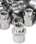 Stainless Steel 316 Female Reducing Pipe Fitting 1/2 Inch To 1/4 Inch NPT For Water, Air, and Fuel Lines, Heavy Duty, Pack Of 300