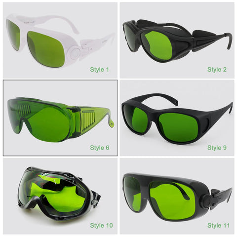 Seven styles of Heavy Duty Laser Safety Goggles Delivering Serious Eye Protection Against Hazardous Beams For Welding Marking Cleaning And Machine Shops Featuring Real Talk Anti Glare Coatings And Polycarbonate Shields That Are Actually Built Different.