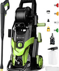 4500 PSI Pressure Washer With 4 Quick Connect Nozzles Inlet Hose And Filter And Foam Cannon For Cars Fences Driveways Patios