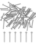 No Fuss Flat Head Machine Screws M1.4X14MM 304 Stainless Steel Phillips Drive Micro Hardware, pack of 60 screws.