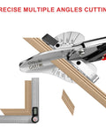 Ratchet Miter Shears Multi-Angle Cutter 45-135° Single Pack trimming wood with angle guide