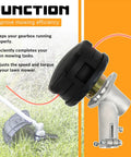 Gearbox Assembly Replacement For Trimmer With Speed Feed 400 Head Easy Install DIY Friendly Compatible Models SRM