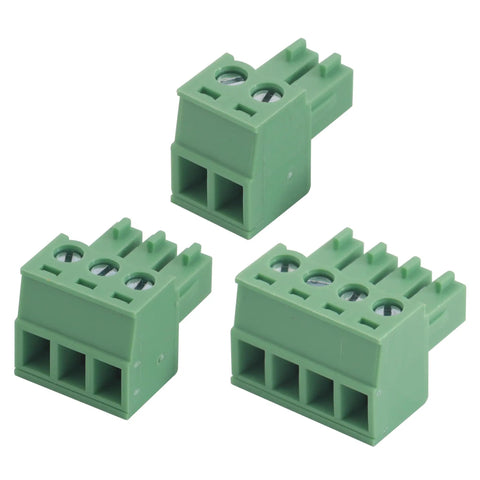 Pluggable Screw Terminal Block With 3.81 mm Pitch Offers 2P 3P And 4P Options Featuring 300V 10A Rating Reinforced PA66 housing connectors
