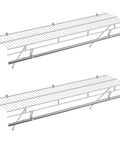 Built Tough Wall Mounted Closet Shelves Featuring Ventilated Heavy Duty Metal Wire Organizers With Sturdy Adjustable Hanging Rods for home storage.
