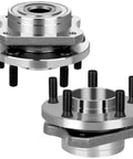 Built Tough Front Wheel Bearing And Hub Assembly Pack For Chrysler And Dodge Vehicles With Five Lug Bolts, showcasing front axle hub components.