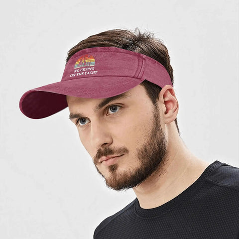Cooling Humor Cap For Men Adjustable Visor Hat Deep Rose With No Sweat Vibe And Breathable Fit For Everyday Streetwear Unisex Gift Idea Athletic Styled Look