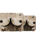 Ski And Snowboard Wall Mount Rack For Garage And Home Storage, solid wood hooks, dual design for secure ski and pole storage.