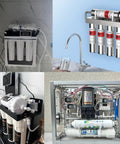 Reverse osmosis water filter systems using TSnsfCerti NSF 1/4" inch Water Line Tubing and Push to Connect Fittings.