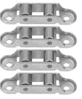 4Pcs Rock Solid Sliding Door Rollers 0.4 Inch stainless steel double drive wheel pulley set for smooth patio door track replacement.