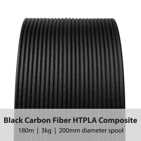 Premium Plant Based 3D Printer Filament 1.75mm Matte Fiber Heat Tolerant PLA In Crisp White 500G Spool shown from side angle.