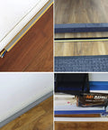 Heavy Duty Floor Cable Management Protector Tubing For Home Gym And Warehouse Cords on floor close-up