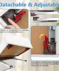 Kickass Four Pair Set Of Twelve Inch Undermount Drawer Slides With Butter Smooth Soft Close And Full Extension Concealed Runners. Adjustable red locking mechanism.