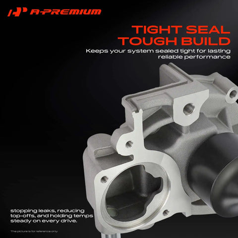Heavy Duty Engine Water Pump For Subaru Forester Impreza Legacy Outback 2006 Through 2012 shown with tight seal and tough build.
