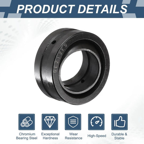 GEZ12ES2RS Spherical Plain Bearings Built Tough For Heavy Duty Machines with smooth interior for stable motion.
