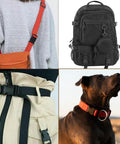 Variety of uses for Three Pack 1 Inch Inner Diameter Plastic Buckles Dual Release For Backpacks, Dog Collars, Nylon Webbing