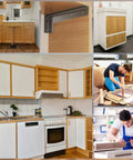 Top Shelf Invisible Panel Connectors With Forty M4 Stainless Steel Screws For Cabinets Drawers And Furniture Set Up Rock Solid ABS Plastic Hidden Fasteners Zero Hassle Quick Swap Clean Pro Finish in kitchen layout.