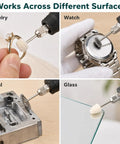 Check out this mega 237-piece Polishing Buffing Wheel Kit Perfect For Watch Jewelry And Metal Work. Comes With Rotary Accessories used on jewelry, watch, metal, and glass.
