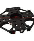 Heavy Duty Tire Dolly Wheel Transport Cart With Smooth Rollin Locking Swivel Casters And Comfort Grip Handles, 24" x 5" size.
