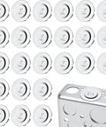 24 Pack 1 Inch Knockout Plugs For Electrical Box Conduit Openings Kicks Dust And Moisture To The Curb With A Snug Fit That Locks In Wiring For Zero Headaches And Rock Steady Performance Every Single Time.