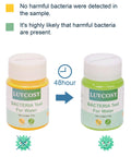 4 Pack Coliform E Coli Water Test Kit Works Like A Charm For Fast 48 Hour Home Well Tap Pool And Lake Testing Easy No Hassle Bacteria Detector For Safe Drinking Water That Keeps Your Family Happy And Totally Worry Free Any Day showing bacteria detection results with yellow and green test vials.