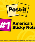 Super Sticky Notes 3 By 3 Inches Supernova Neons 24 Pack Hella Bright Colors Value Bomb Office Supply With 2x Adhesion Power Sick Stick Force For Classroom Or Work Area 70 Sheets Per Pad Total Game Changer on a vibrant yellow background.