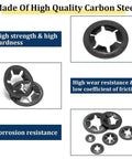Internal And External Tooth Lock Washers Kit In 65Mn Steel Pro Grade Grab-And-Go Ready Push On Locking Fasteners image