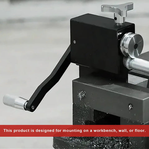 Heavy Duty Aluminum Alloy Bead Roller Tool For Custom Intake And Intercooler Piping Tubes Fits 5 8 Inch Plus Rigid Metal Or Plastic Tubing mountable handle detail