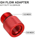 High Flow Air Blow Gun With Adjustable Trigger And One Eighth Inch Rubber Tip Set adapter