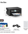 Expression Home XP 5200 Wireless All In One Printer With Scan Copy Auto 2 Sided Printing Borderless Photo Printing 150 Sheet Tray 2.4 Inch Display Black For Home Office Use