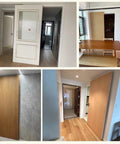 Sleek Concealed Barn Door Kit With Soft Close Mechanism And Trackless Invisible Ghost Hardware For Smooth Adjustable Wood Or Aluminum Sliding Doors Providing A Clean Setup That Hits Different in modern home interiors.