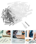 Heavy Duty Wall Anchors And Screws Kit, 50 Sets, Stainless Steel And Plastic Construction for secure mounting in projects