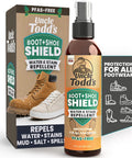 Waterproof Shoe Protector Spray For Leather Suede And Nubuck Non Aerosol 6oz bottle and packaging