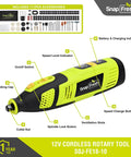 Badass 12V Cordless Rotary Tool Kit Delivers Slick Variable Speed Control And Includes A Rock Solid Set Of Versatile Drill Bits For Smooth Diy Crafts And Home Repairs, highlighting essential tool features.