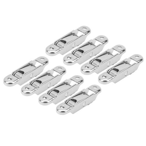 Top Shelf 20 Pack Sliding Window Rollers With Double Pulley Track System Tough As Nails Door Hardware For Smooth Gliding Motion And Hassle Free Upgrades 2 Point 7 Inches Long, silver rollers arranged in a row.