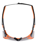 Professional Over The Glasses Safety Glasses With Clear Lens And Anti Fog Scratch Resistant Coating Ansi Z87 Plus Csa Z94 Certified, side view showing adjustable strap.