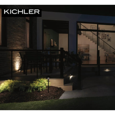 Outdoor porch lit with MR11 LED Bulb 5W 12V GU4 Base 3000K Warm White, 60 Degree Flood Beam